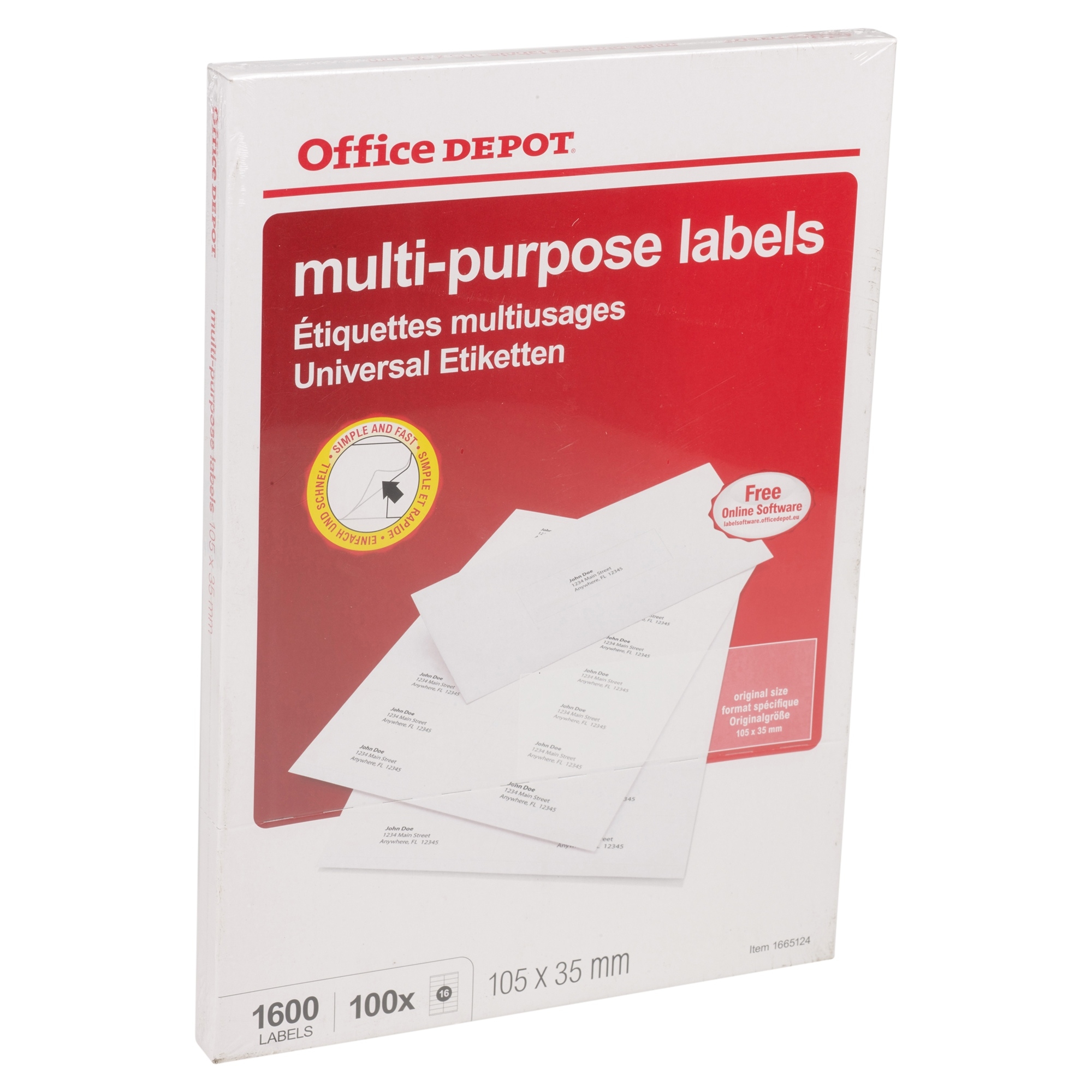 Printable Sticker Paper Office Depot Get What You Need
