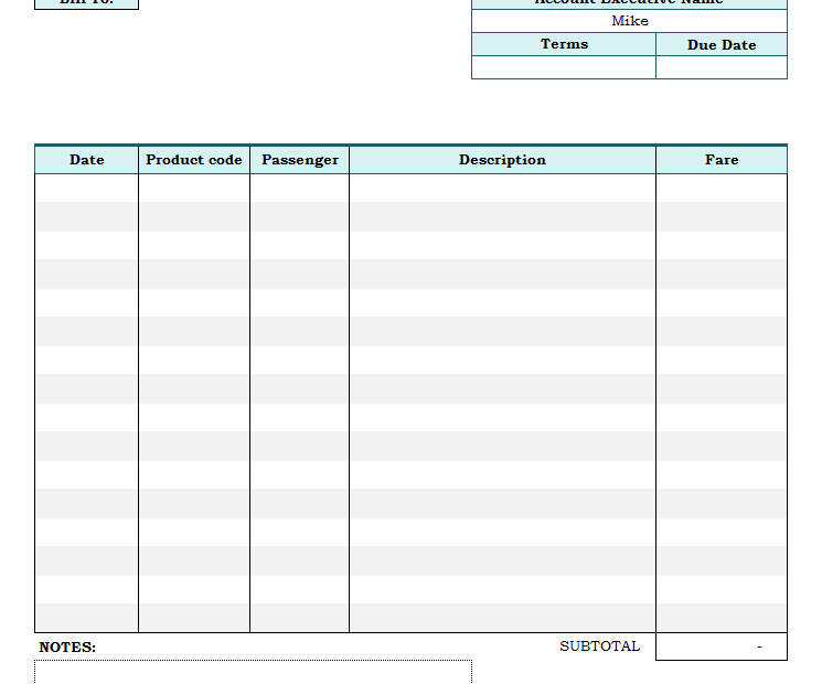 Printable Trucking Invoice Template Printable Templates Online By