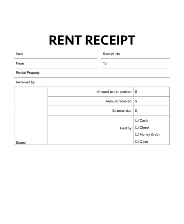 Rent Invoice Template 12 Free Word PDF Format Download