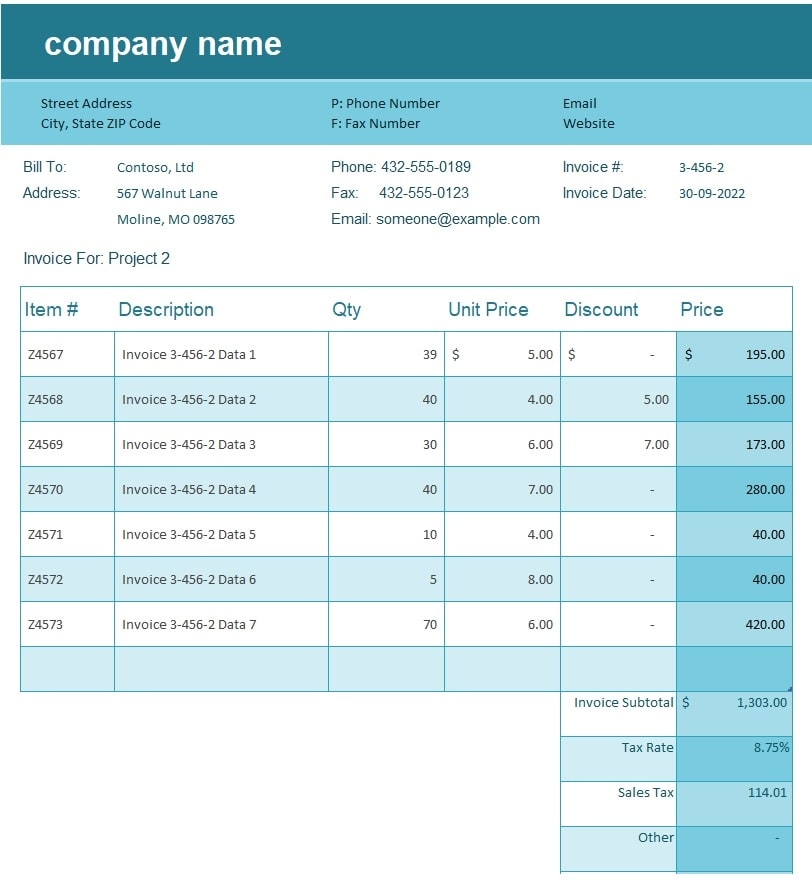 Sales Invoice Tracker Format In Excel Download xlsx 
