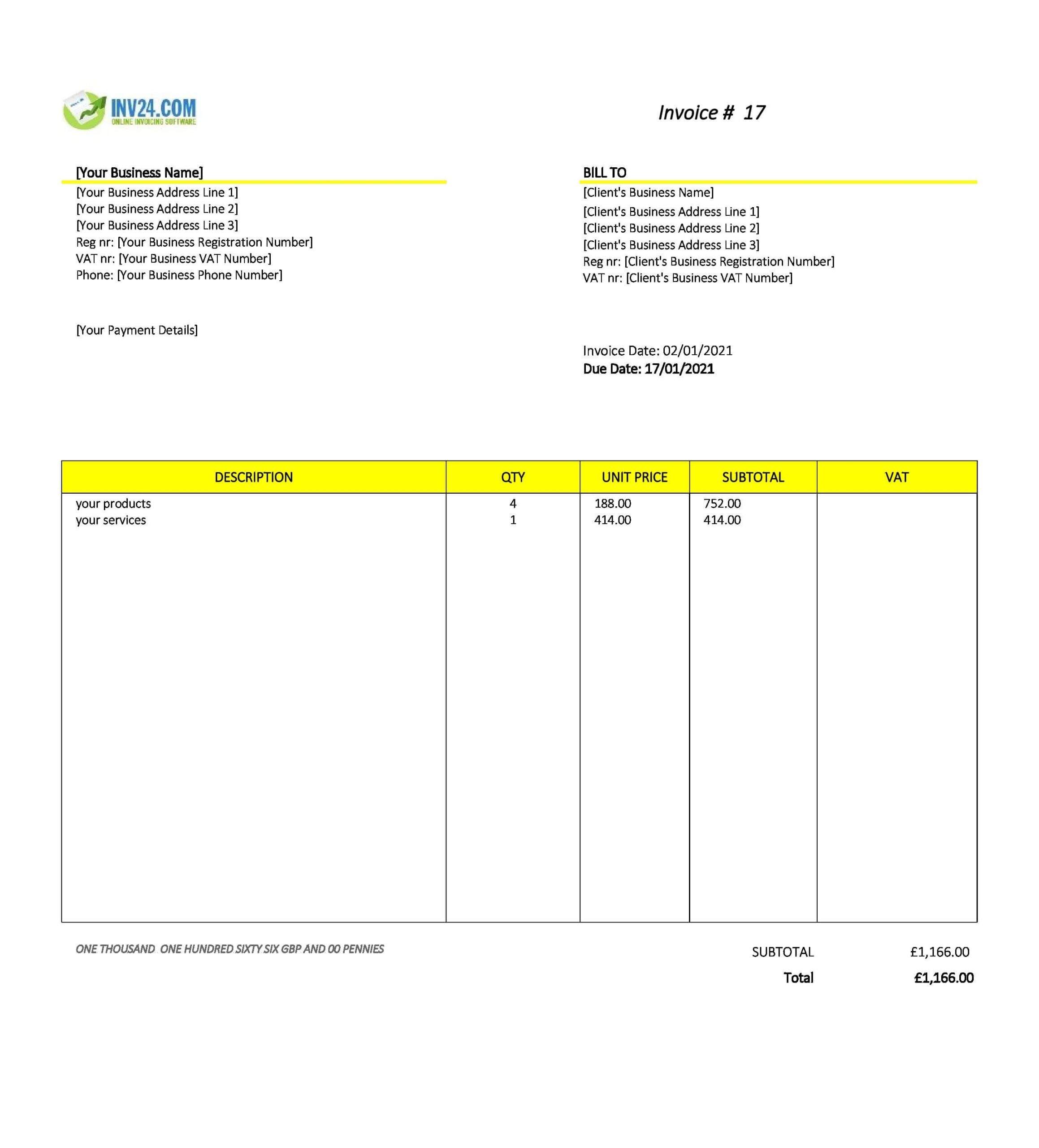 Tax Invoice Uk Excel Worksheets Library Tax Invoice Uk Excel Worksheets Library