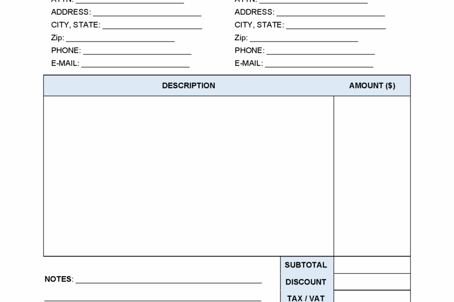 Templates Invoice Maker