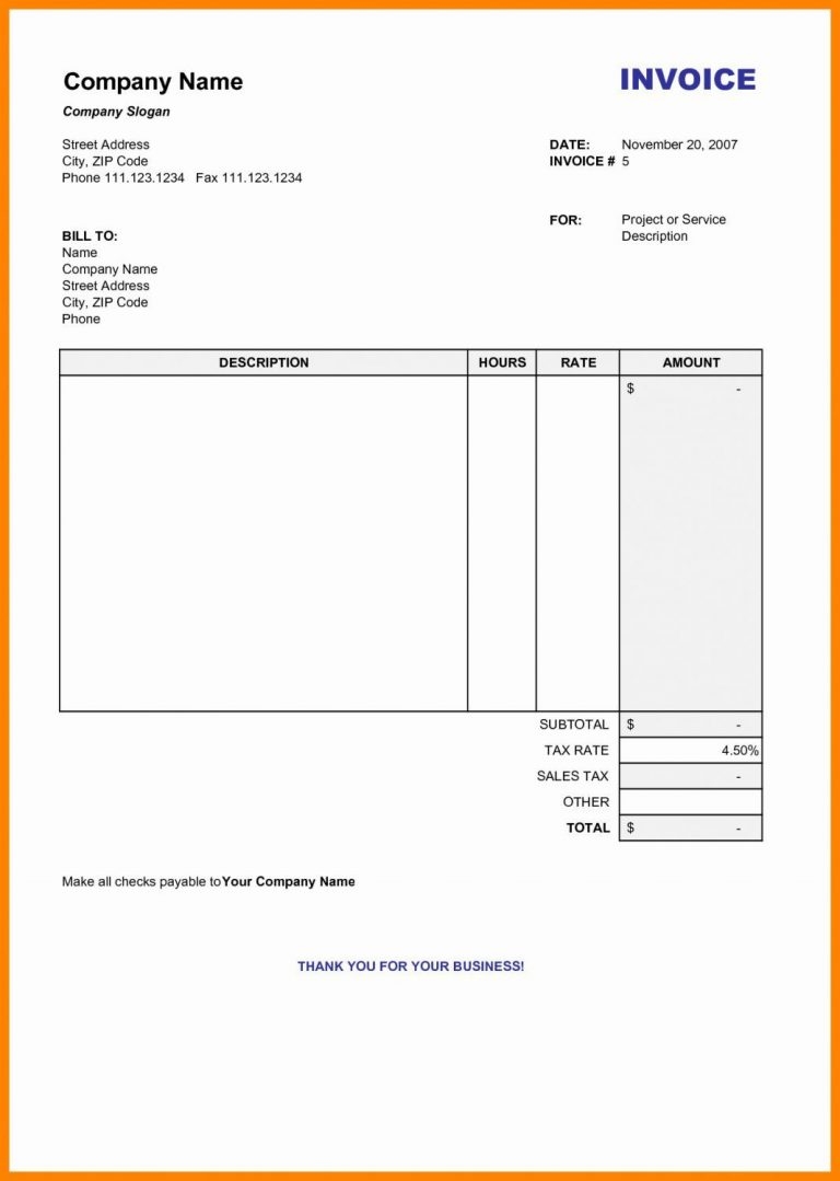 The Captivating Free Printable Invoice Templates Australia For Free 